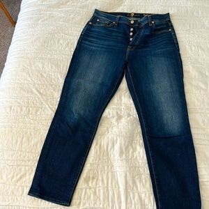 7 for mankind high waist josefina  size 30